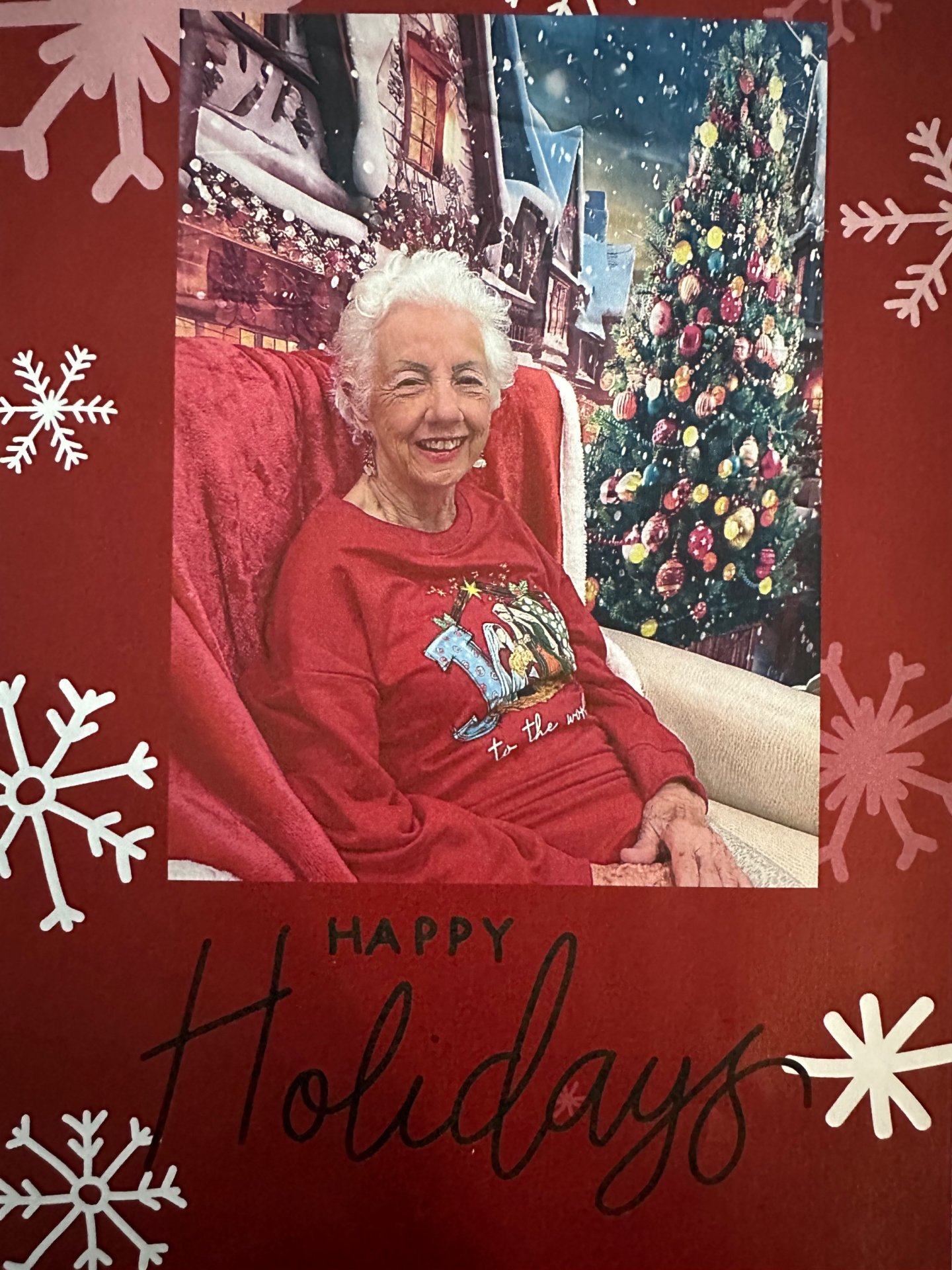 Christmas wrapped in twinkling lights