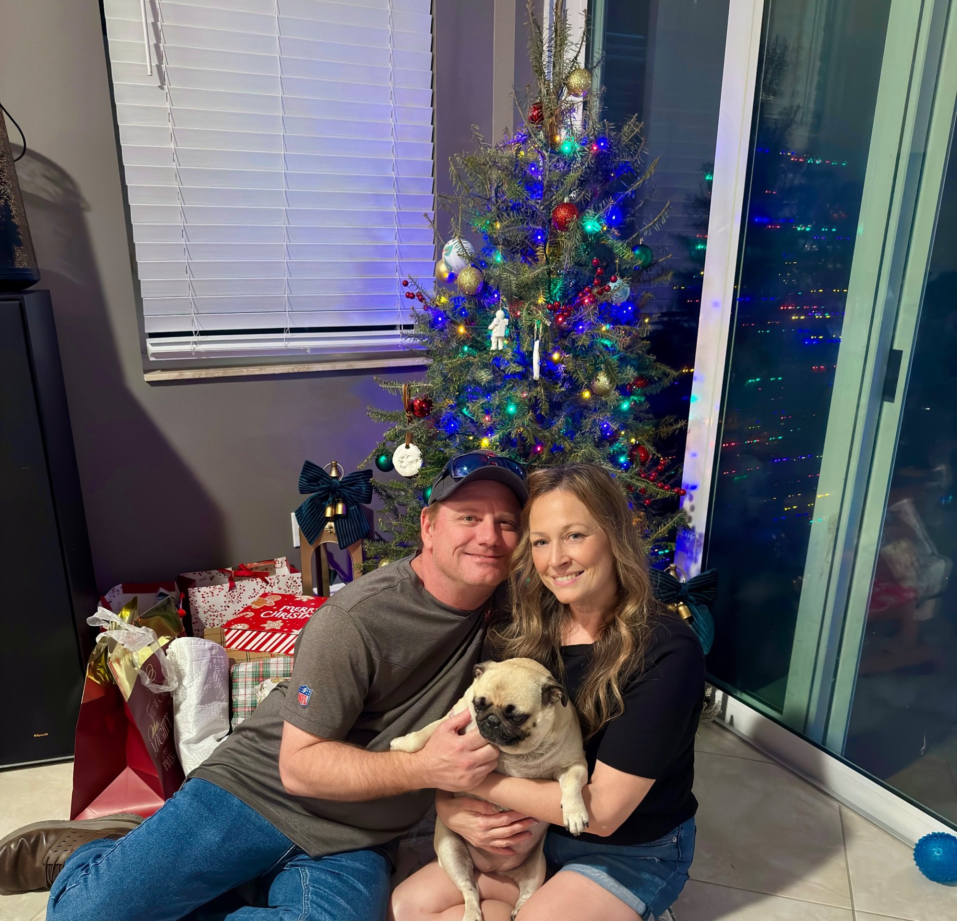 Christmas wrapped in twinkling lights